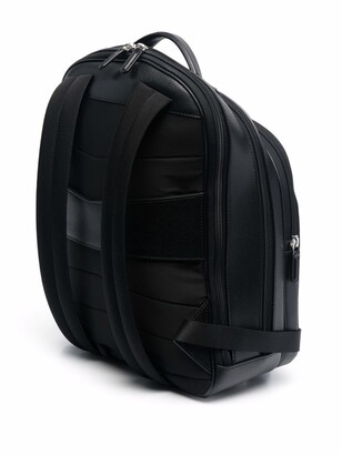 Montblanc Zip-Up Leather Backpack