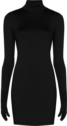 Vetements Gloved fitted mini dress