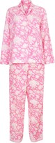 Thumbnail for your product : Nologo-Chic Women's Pink / Purple Hand Printed Cotton Pj's Trouser Set - Hibiscus Pink