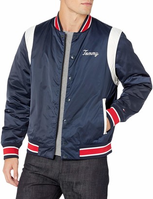 Tommy Hilfiger Men's Adaptive Varsity Jacket with Magnetic Buttons -  ShopStyle Sport Coats & Blazers