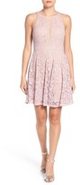 Thumbnail for your product : Soprano Women's Mesh Inset Lace Skater Dress