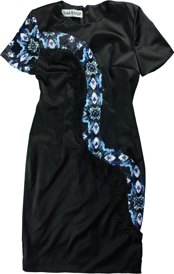 Tramp in Disguise Black / Blue / Green Spica Dress