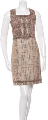 Andrew Gn Two-Tone A-Line Dress