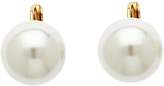 Thumbnail for your product : KOE Lilli & Gold 14mm white pearl lever earrings