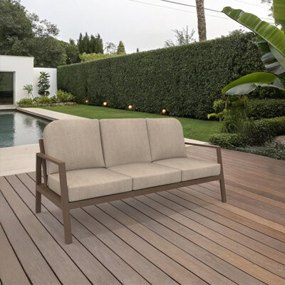 Covers & All Sunbrella® Outdoor Sofa Cushion Set with 5\