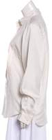 Thumbnail for your product : Bottega Veneta Long Sleeve Silk Blouse