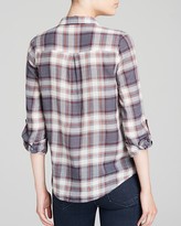 Thumbnail for your product : Joie Top - Cartel Tartan Plaid
