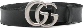 Gucci Double-G-buckle leather belt