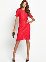 Thumbnail for your product : Definitions Bow Back Short Sleeve Lace Dress