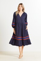 Thumbnail for your product : Sundry Dress w/ Varsity Stripes
