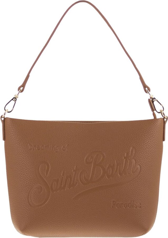 MC2 Saint Barth Aline Logo Embossed Shoulder Bag