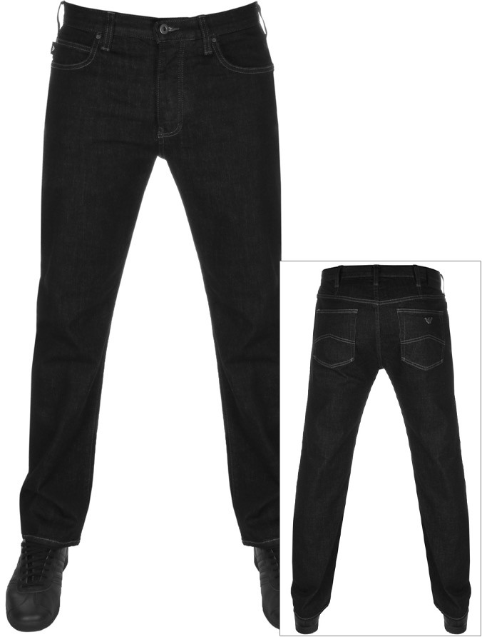 armani j21 jeans black
