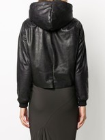 Thumbnail for your product : Thom Krom Zipped Hooded Jacket