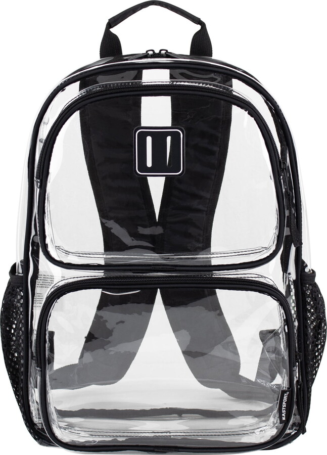 Eastsport Unisex Primo Clear 16″ Backpack, Black