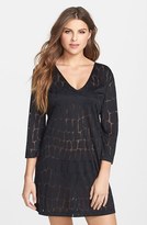 Thumbnail for your product : J Valdi Crocodile Burnout Cover-Up Tunic