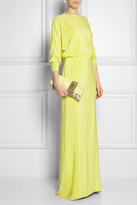 Thumbnail for your product : Valentino Slit-back silk gown