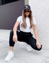 Thumbnail for your product : ASOS Weekend Collective crew neck body with puff print logo in white