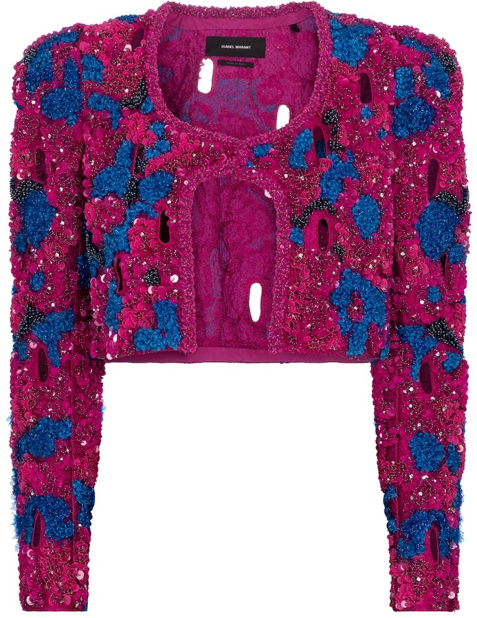 Isabel Marant Vifeli sequined jacket - ShopStyle
