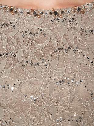 Eliza J Long sleeve sequin lace dress