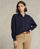 Thumbnail for your product : Polo Ralph Lauren Cotton Cropped Polo Shirt
