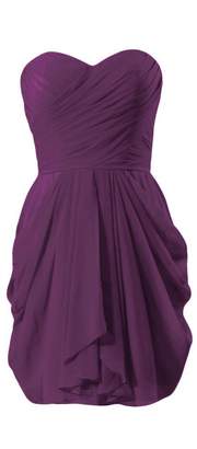DaisyFormals® Mini Strapless Bridesmaid Dress Homecoming Dress(BM643N) - Byzantium