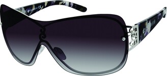 Rocawear womens R681 Frameless UV Protective Shield Sunglasses Gifts for Women with Flair 72 mm