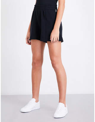 Good American High-rise cotton-jersey shorts