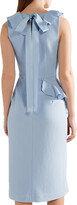 Thumbnail for your product : Rebecca Vallance Sylvette Ruffle-trimmed Crepe Dress