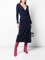 Thumbnail for your product : Diane von Furstenberg Fine Knit Wrap Dress