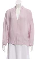 Thumbnail for your product : Narciso Rodriguez Chiffon V-Neck Blouse