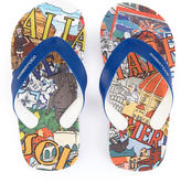 Thumbnail for your product : Dolce & Gabbana Printed flip-flops