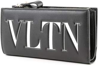 Valentino Garavani Embossed Logo Flap Wallet