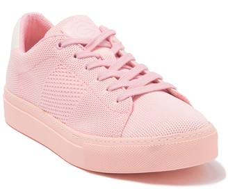 blush colored sneakers