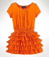 Thumbnail for your product : Ralph Lauren Childrenswear 2T-6X Shirred Jersey Dress