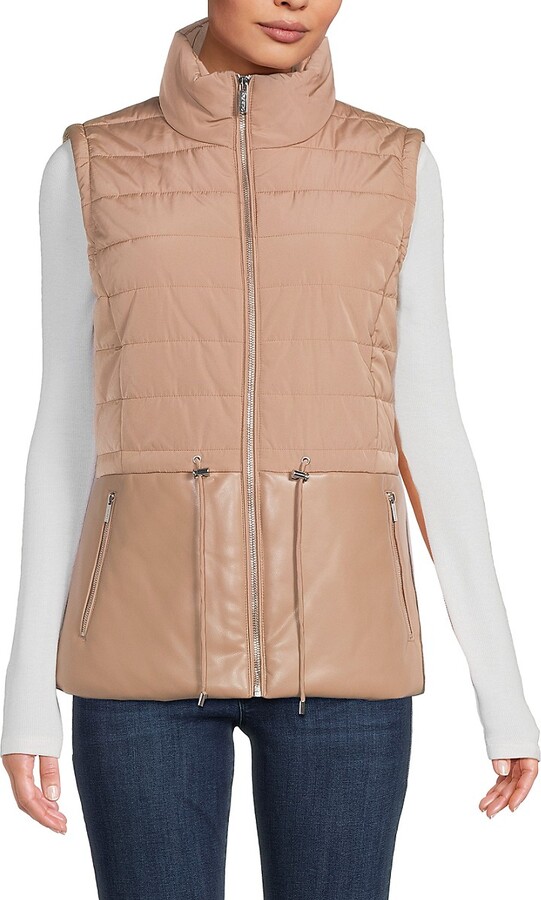 Stand Collar Puffer Vest