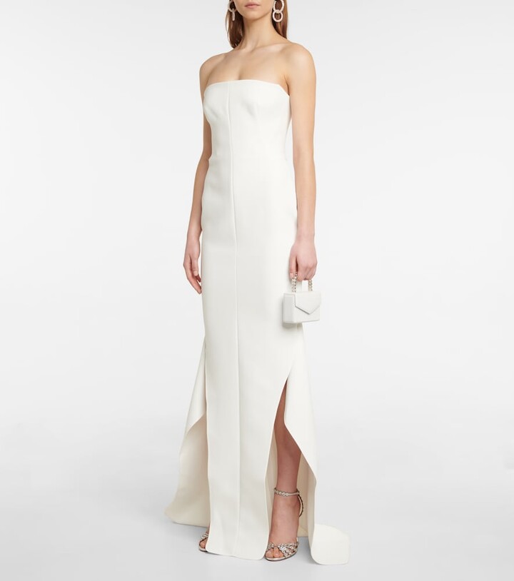 Maticevski Notorious strapless crepe gown - ShopStyle Formal Dresses