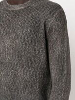 Thumbnail for your product : Avant Toi Distressed-Effect Crew-Neck Jumper