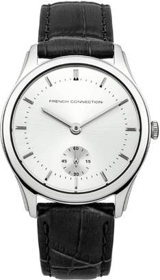 French Connection Women's FC1185B Rochester Multifunction 3 Hands Dial Watch