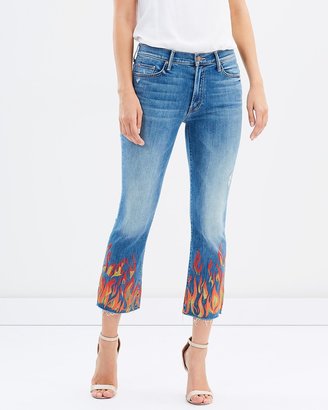 Mother Insider Crop Fray Jeans