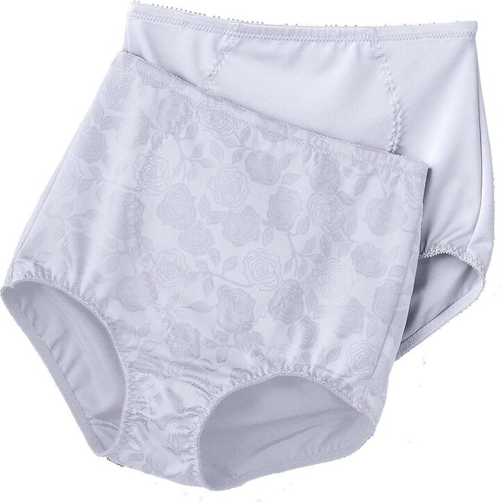 Bali Women's Tummy Panel Firm Control Shapewear Brief DFX710 2Pack