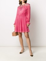 Thumbnail for your product : Alberta Ferretti Cutout Gathered Dress