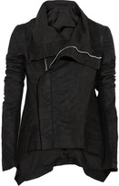 Thumbnail for your product : Rick Owens Naska brushed-leather jacket