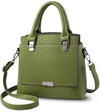 NICOLE&DORIS Top Handle Handbag Crossbody Shoulder Purse Bag Tote Women Satchel Waterproof PU Leather