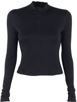 Thumbnail for your product : Raquel Allegra Black Silk Jersey Turtleneck