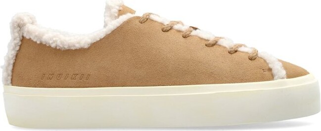 INUIKII Shearling Low-Top Sneakers