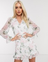 Thumbnail for your product : Parisian tea dress with tiers in blossom floral