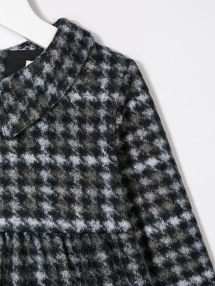 Douuod Kids Houndstooth Print Blouse
