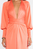 Thumbnail for your product : Issa Long Sleeve Wrap Maxi Dress