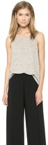 Thumbnail for your product : Alexander Wang T by Heathered Linen Oversize Tank