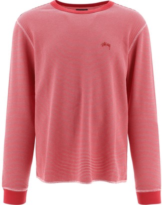 red spandex long sleeve shirt